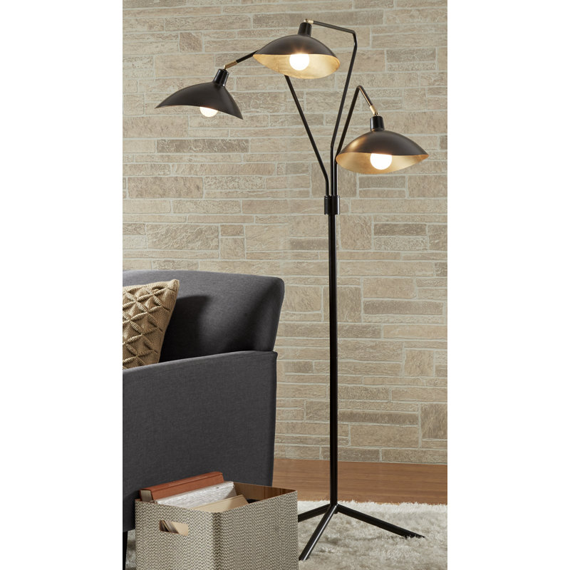 Hopson 69.5'' Tree Floor Lamp, Black
