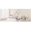 Lit plateforme en bois avec garde-corps et 2 tiroirs Wood House