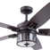 Idris 52'' Ceiling Fan with LED Lights and Remote Included