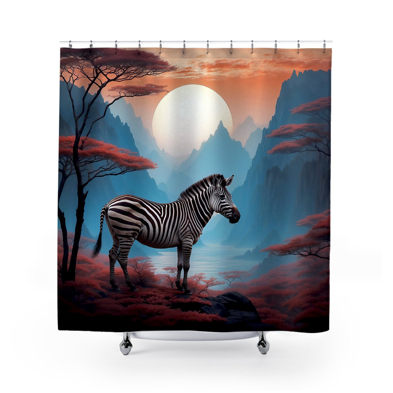 Rideau de douche simple Luna
