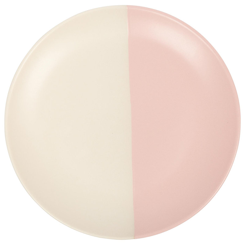 Nicola Spring Dipped Stoneware Dinner Plate - 26.5cm - Dusty Pink, Pink