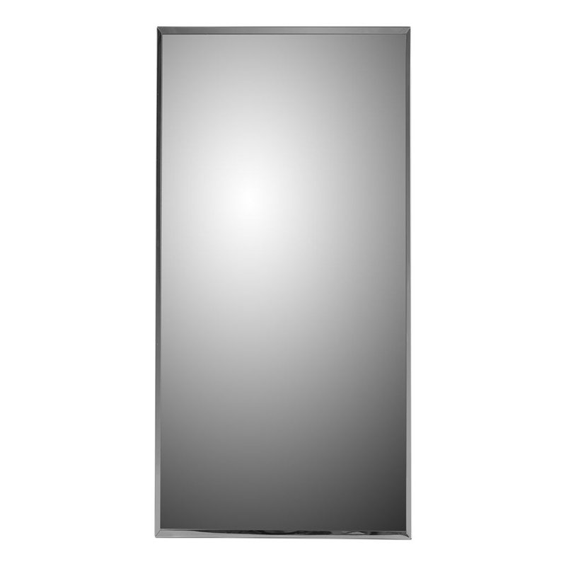 Scottville Residential Medicine Cabinet, Surface Mounted, Stainless Steel Framed, 36" H x 18" W x 4.25" D