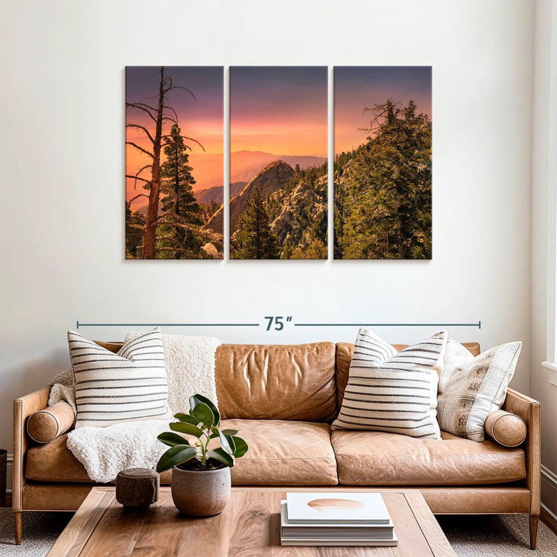 Alvord Sunset Over San Jacinto Park, 36" H x 57" W