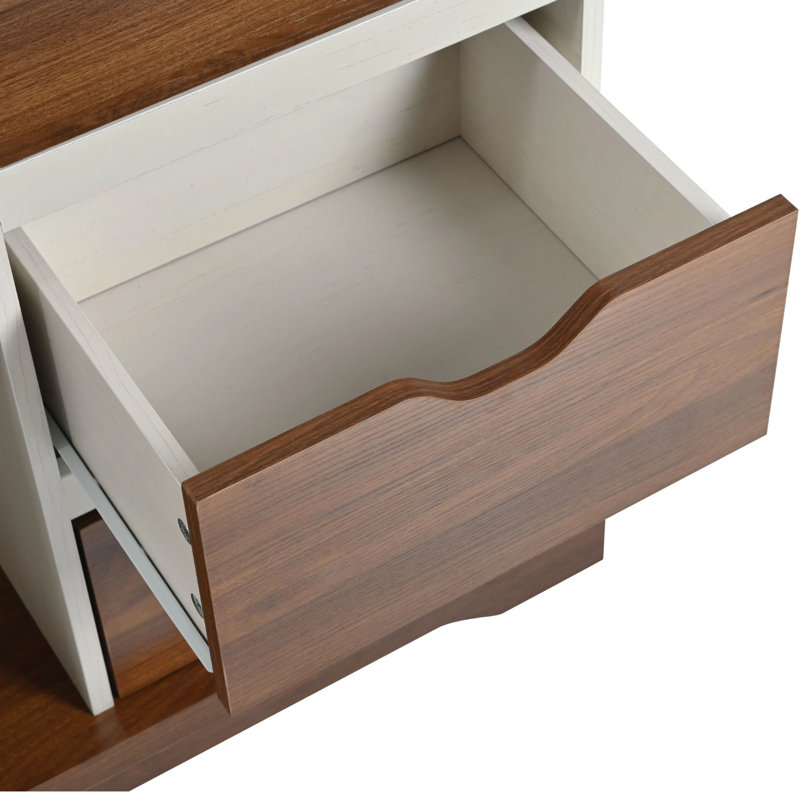 55.5 - Inch Rolling Kitchen Island With Drop Leaf, Barn Door, Storage Drawers, And Built In Power Outlet For Organization Island, Sliding Adjustable Shelf, Lockable Wheels, Dining Room Decor