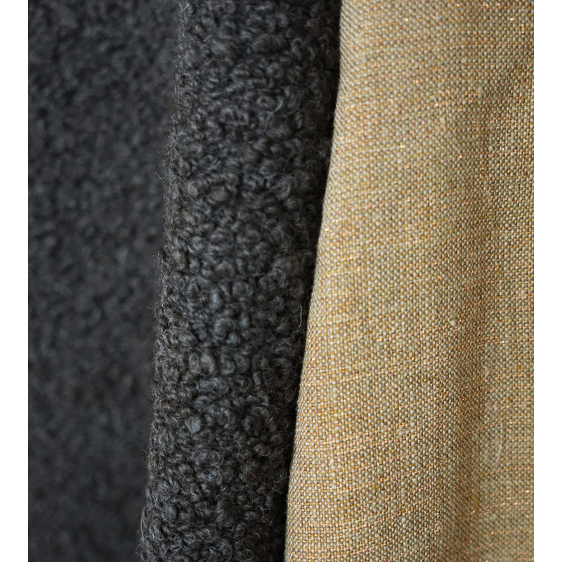 Tissu toundra Mouton, Brun cendré