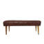 Banc en cuir véritable