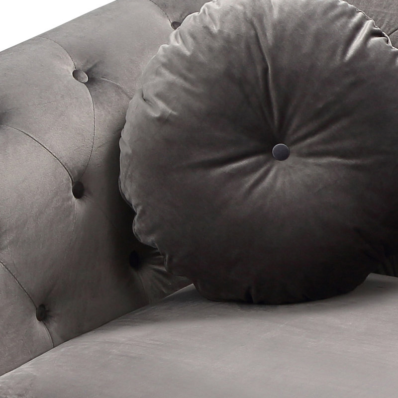 Pompano 83in Sofa, Dark Gray, Dark Gray