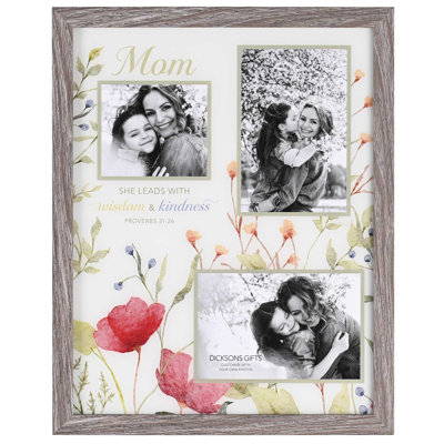 Cadre photo mural floral