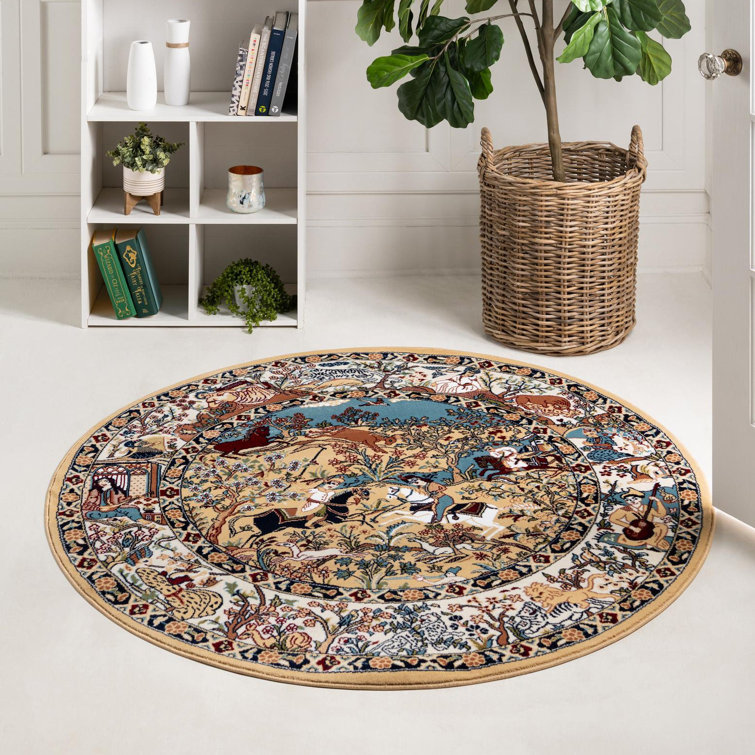 Tapis de style oriental multicolore Ledger