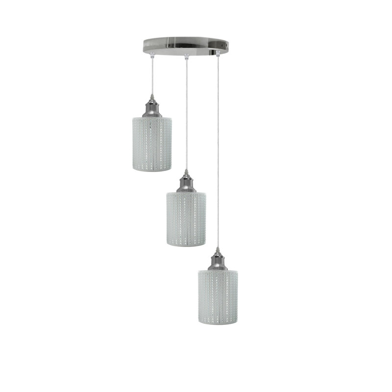 Farsam 3 - Light White Cluster Pendant