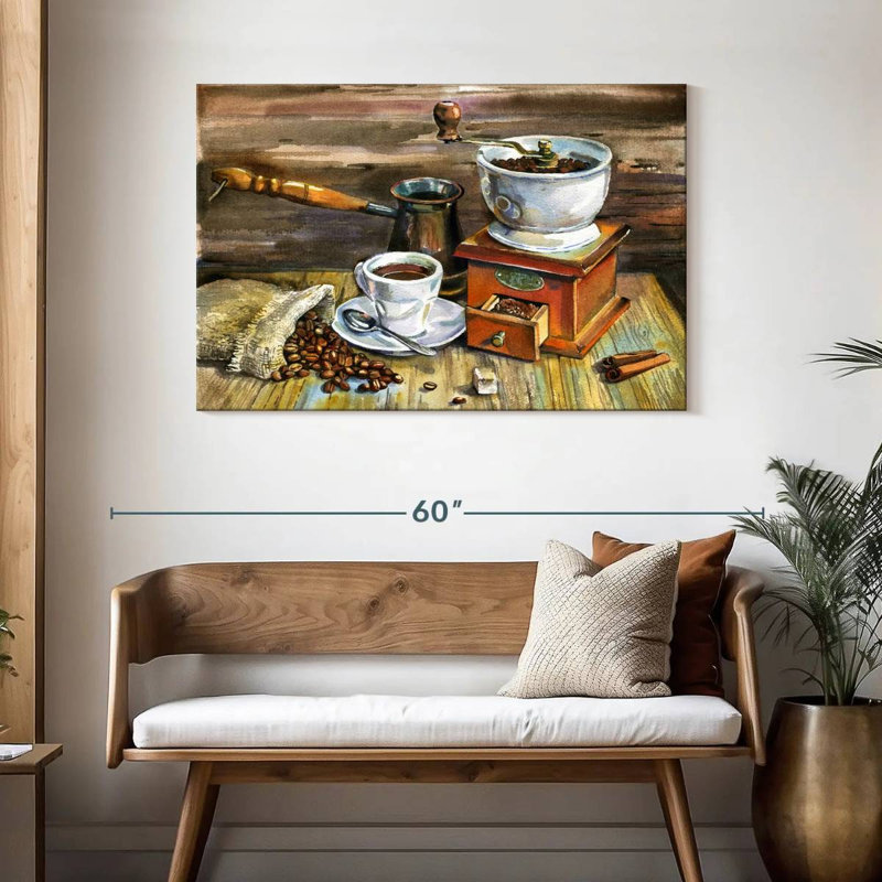 Café moulu Yarlin, H 30 po x l 45 po