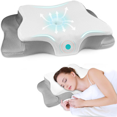 Coussin cervical ajustable pour mousse à mémoire de forme