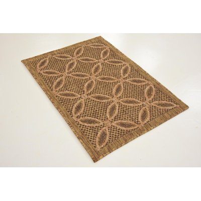 Tapis de véranda d'extérieur couleur châtaignier