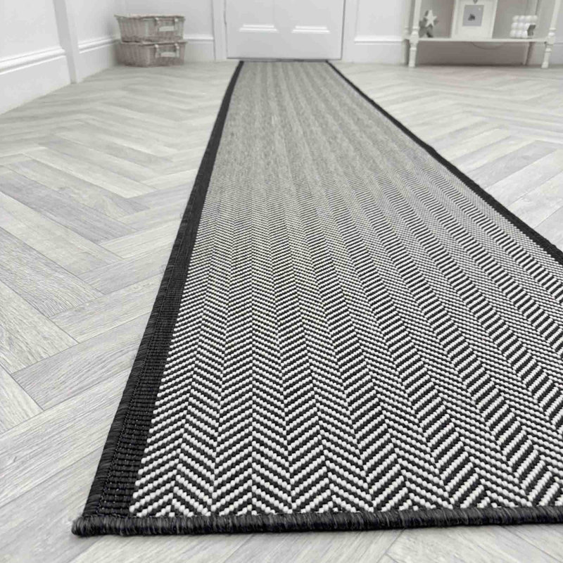 Runner Geometric Flatweave Indoor / Outdoor Area Rug, Runner 60 x 180 cm