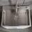24In Washing Sink With Faucet Hoses And Drain Head Only