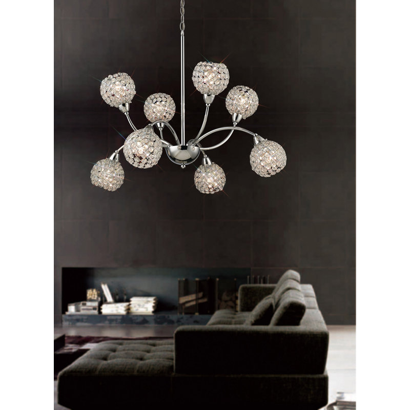 8 - Light Shaded Chandelier