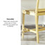 Tabouret de comptoir en bois massif 24 po Beckwith-982553196
