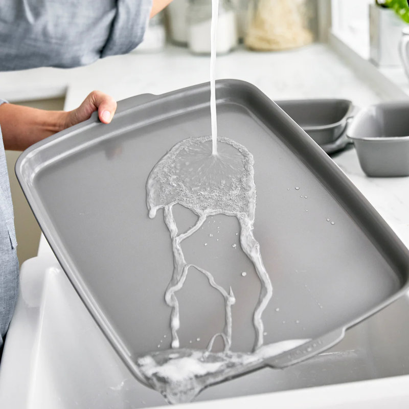 GreenPan Premiere Healthy Nonstick Ovenware 14.1" x 9.2" Quarter Sheet Pan, 1.3" H x 19.2" W x 13.5" D