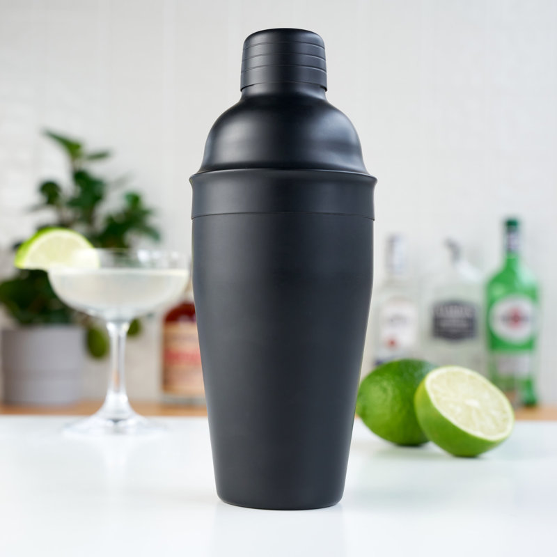 Ash 18 oz Cocktail Shaker in Matte Black