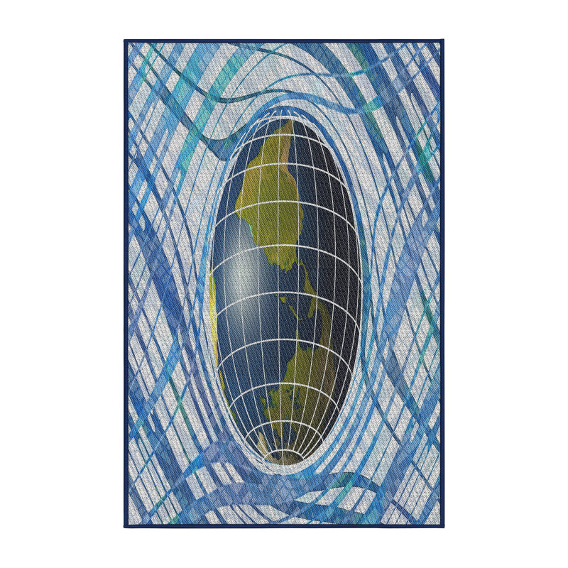 Tapis bleu, Rectangle 8 pi x 10 pi