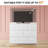  Chaseburg 8-Drawer Dresser for Bedroom, White Dresser with Large Storage Drawer Units for Entryway, Chest of Drawers with Sturdy Frame for Living Room-1768466342