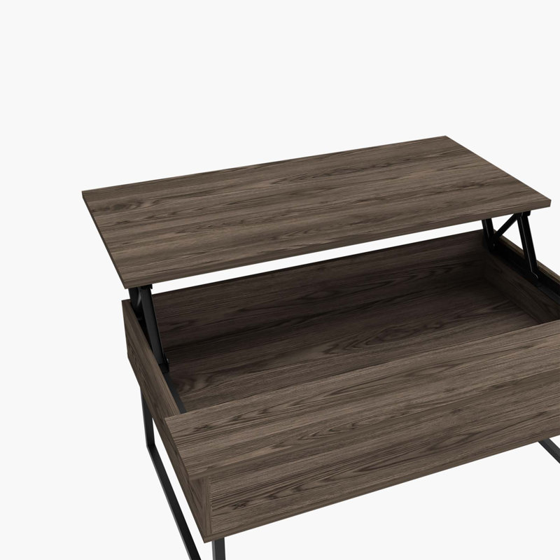 Table basse à plateau relevable