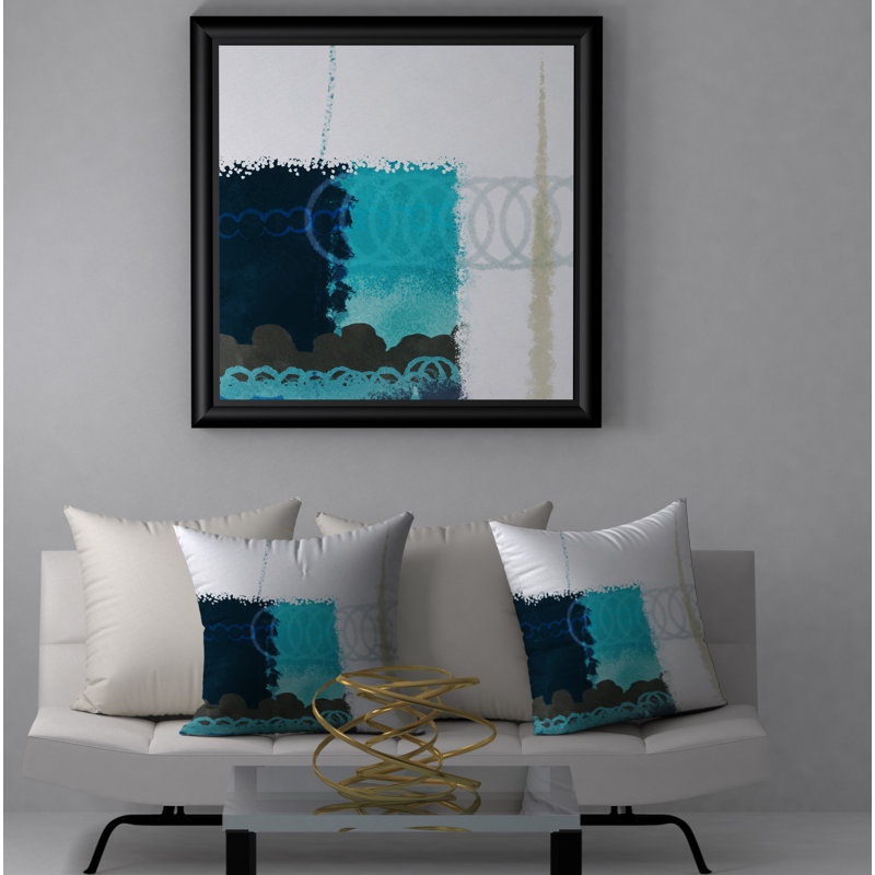 Housse de coussin carrée/insert, 18" x 18"