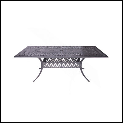 Stylish And Durable Desert Night Rectangle Patio Table, Perfect For Outdoor Entertaining And Relaxation.
