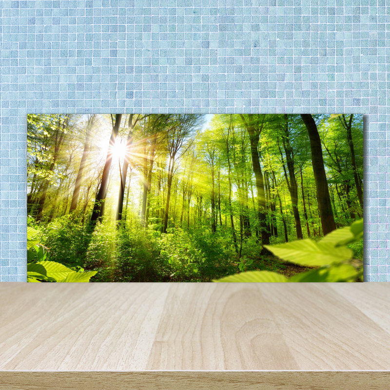 50cm W x 100cm L Glass Peel and Stick Panel