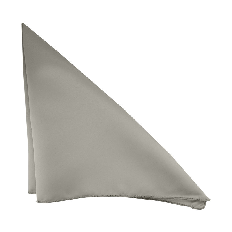 Polyester Square Napkin, Silver