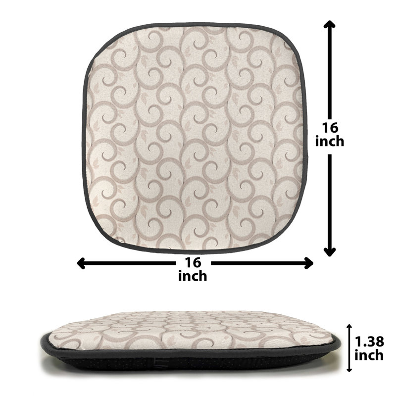 Outdoor 1.38'' Dining Chair Seat Cushion