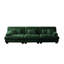 Canapé modulaire 3 places à assise profonde et canapé modulaire, canapé en chenille, meubles rembourrés doux et confortables pour salon, appartement, studio, bureau, chenille-1518301907-1518301909
