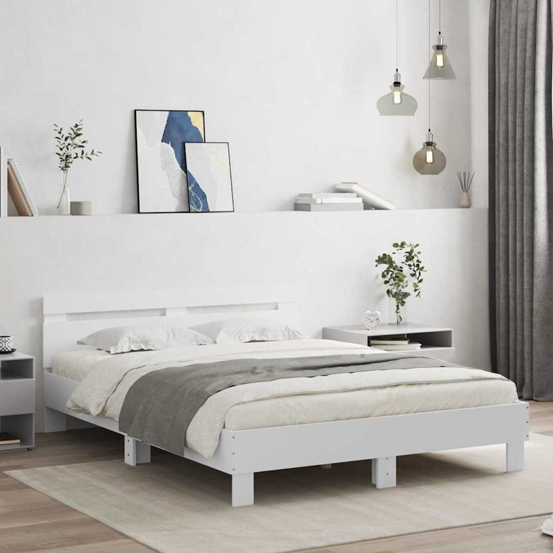 Bed, Kingsize (5'), White
