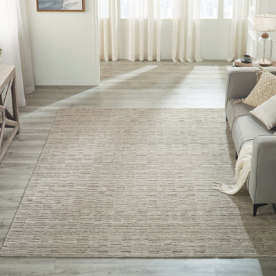 Tapis en laine sable chaud Luxe