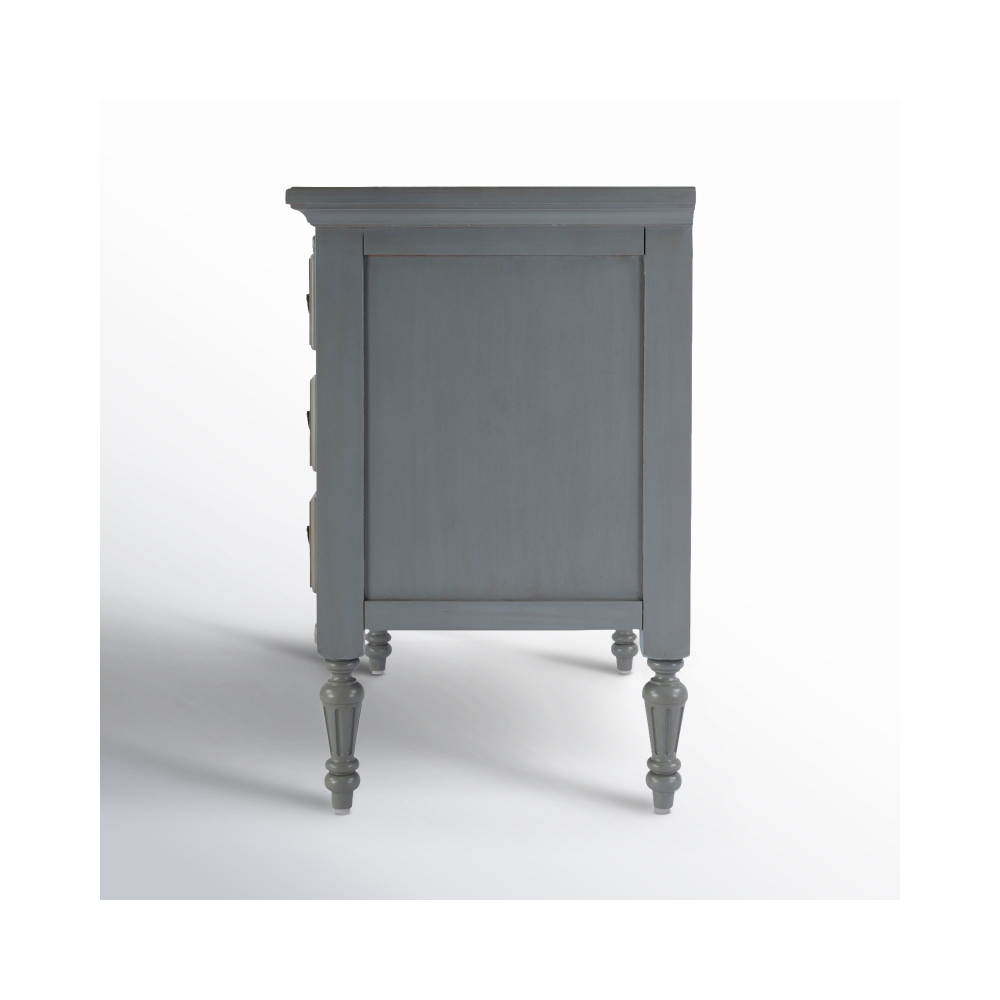 Eros 4 Drawer Accent Chest, Gray