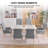 Amdad Tufted Upholstered Fabric Dining Chair with Arms-2077903807-2116762405-2134416179