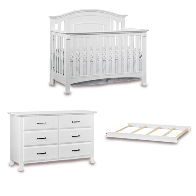 Willowbrook Convertible 3 -Piece Nursery Furniture Set