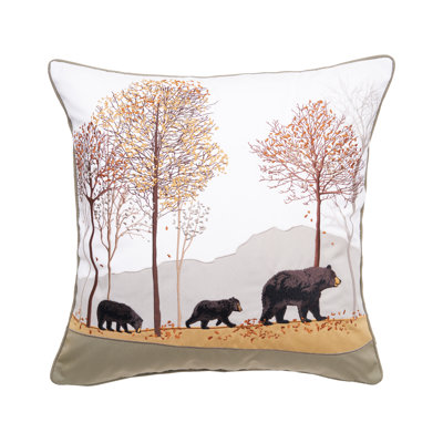 Woodland Bear Indoor/Outdoor Pillow