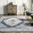 Eckles Medallion Machine Washable Accent Rug for Living Room Bedroom Dining Room Entryway Kitchen-2034328158
