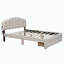 Grand lit plateforme tapissier Teddy-2117884475