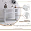 Console minimaliste avec bords arrondis et tablette robuste-498512170