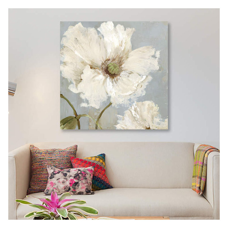 «Cadence I», reproduction sur toile, H 26 po x l 26 po x P 1,5 po, Pas de tapis, Toile tendue