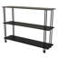 Étagère de rangement à 4 niveaux Rasha, tablettes spacieuses, métal-104469466-104469465