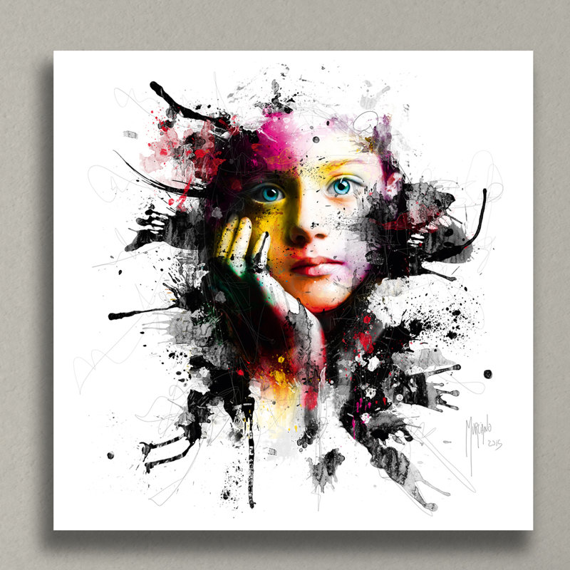 «No War for our Children», impression sur toile tendue, H 36 po x l 36 po x P 1,5 po