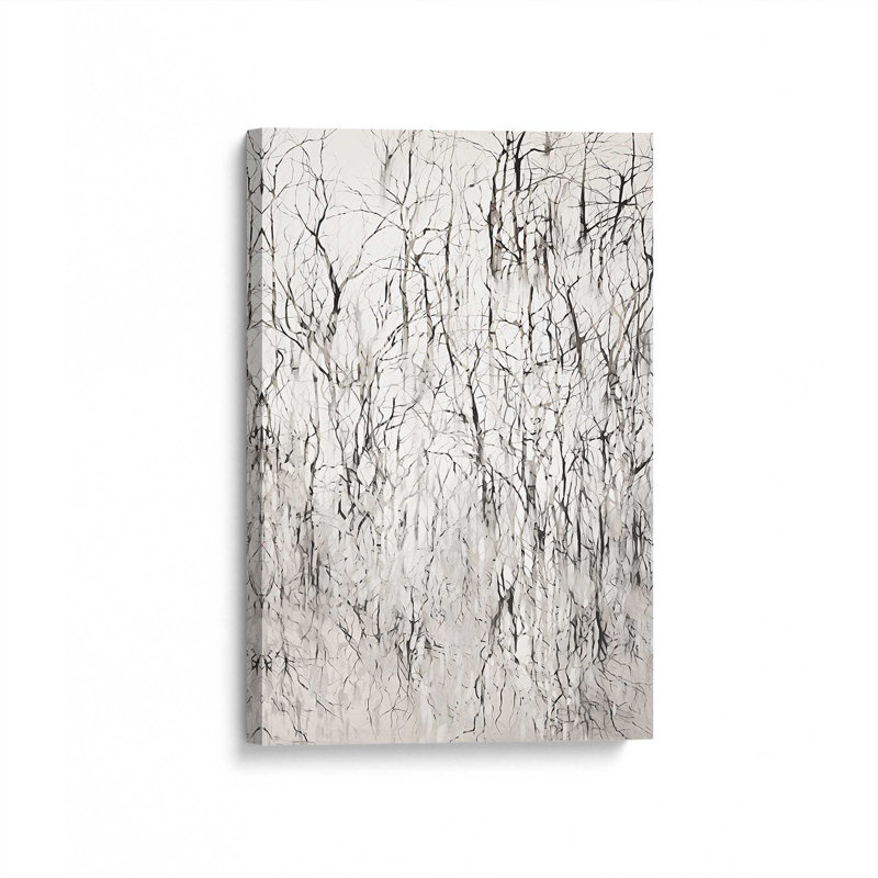 «Winter's Lace I», reproduction sur toile, H 12 po x l 8 po x P 1,25 po, Toile tendue
