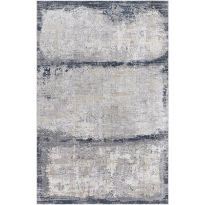 Tapis gris anthracite / gris clair Adelene