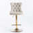 Siège beige / cadre doré