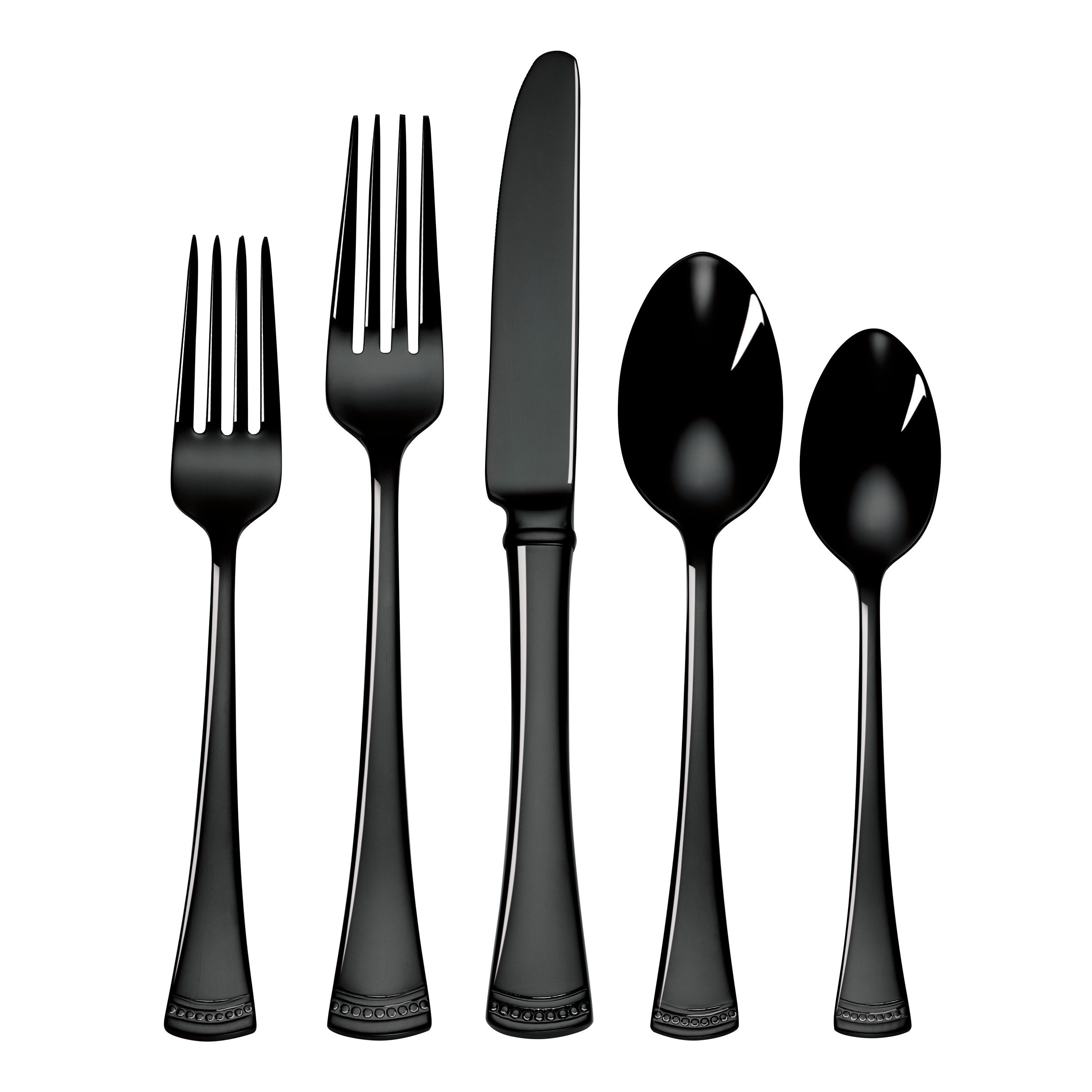 Lenox Portola 20 Piece 18/10 Stainless Steel Flatware Set, Service for