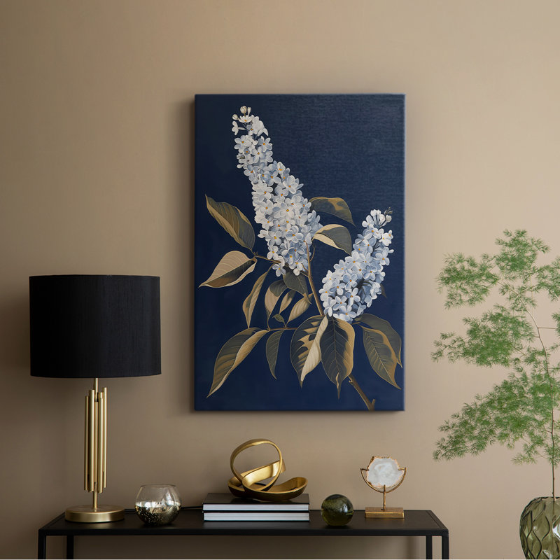 FLORAL Series CLXX  -Premium Gallery Wrapped Canvas -Ready to Hang, 18" H x 12" W