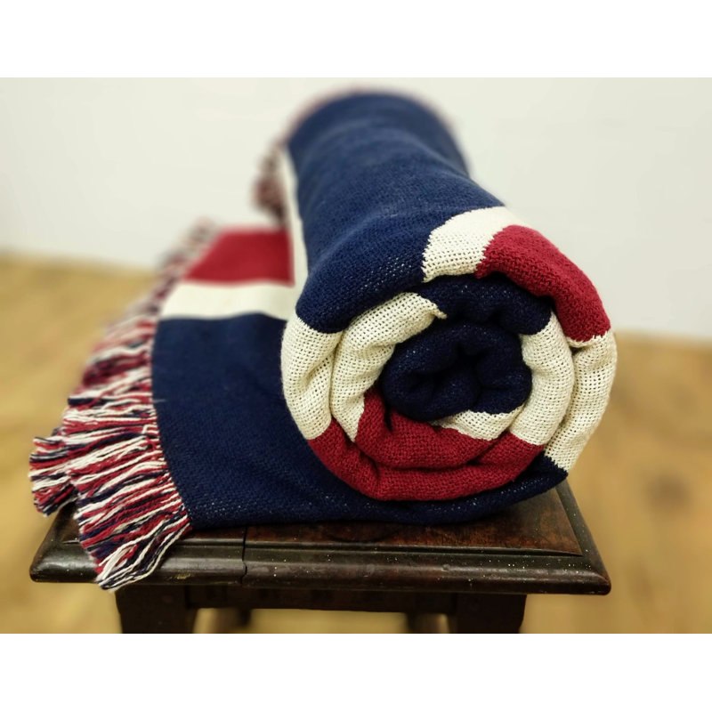 Jeté en coton Pure Country Weavers, Union Jack